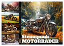 Steampunk Motorräder (Wandkalender 2024 DIN A2 quer), CALVENDO Monatskalender