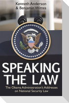 Speaking the Law