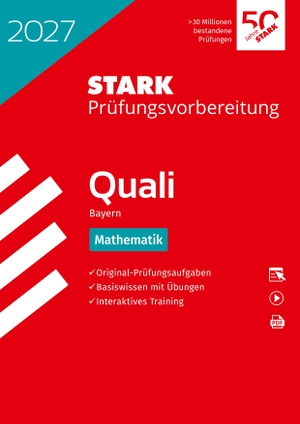 STARK Mathematik 9. Klasse - Quali Mittelschule 2027 Bayern - Prüfungsvorbereitung. Stark Verlag GmbH, 2026.