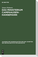 Das Ministerium Camphausen-Hansemann