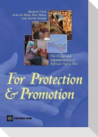 For Protection and Promotion