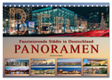 Faszinierende Städte in Deutschland - Panoramen (Tischkalender 2024 DIN A5 quer), CALVENDO Monatskalender