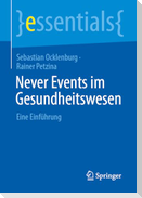 Never Events im Gesundheitswesen