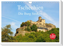 Tschechien - Die Burg Strekov (Wandkalender 2025 DIN A4 quer), CALVENDO Monatskalender