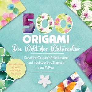 Verlag, mvg. 500x Origami - ganz einfach: Die Welt der Watercolor - Kreative Origami-Anleitungen und hochwertige Papiere zum Falten - mit exklusiven Motiven zum selber Ausmalen. MVG Moderne Vlgs. Ges., 2026.