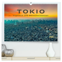 Tokio - Hightech und Menschenmassen (hochwertiger Premium Wandkalender 2024 DIN A2 quer), Kunstdruck in Hochglanz