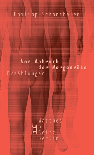 Schönthaler, Philipp. Vor Anbruch der Morgenröte - Leben und Dienste I. Erzählungen. Matthes & Seitz Verlag, 2017.