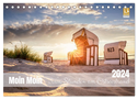 Moin Moin Schöne Stunden am Ostseestrand (Tischkalender 2024 DIN A5 quer), CALVENDO Monatskalender
