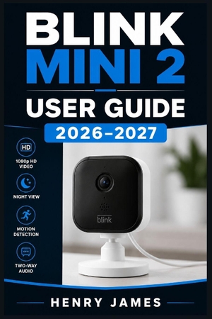 James, Henry. BLINK MINI 2 USER  GUIDE 2026-2027 - The Complete Step-by-Step Manual for Setting Up,  Operating, Mastering Your Indoor Security Camera  System. Independently published, 2026.