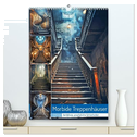 Morbide Treppenhäuser (hochwertiger Premium Wandkalender 2024 DIN A2 hoch), Kunstdruck in Hochglanz