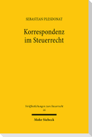 Korrespondenz im Steuerrecht