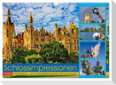 Schloss Impressionen - Residenz- und Landeshauptstadt Schwerin (Wandkalender 2025 DIN A3 quer), CALVENDO Monatskalender
