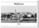 Mallorca monochrom (Tischkalender 2024 DIN A5 quer), CALVENDO Monatskalender