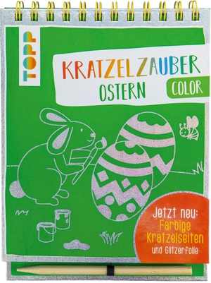Frechverlag (Hrsg.). Kratzelzauber Color Ostern - Jetzt neu: Farbige Kratzelseiten und Glitzerfolie. frechverlag GmbH, 2018.