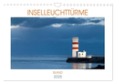 Inselleuchttürme Island (Wandkalender 2025 DIN A4 quer), CALVENDO Monatskalender
