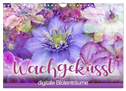 Wachgeküsst - digitale Blütenträume (Wandkalender 2024 DIN A4 quer), CALVENDO Monatskalender