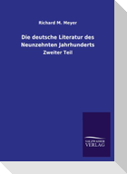 Die deutsche Literatur des Neunzehnten Jahrhunderts