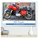 MZ Trophy - Eine Kultmaschine der DDR (hochwertiger Premium Wandkalender 2025 DIN A2 quer), Kunstdruck in Hochglanz