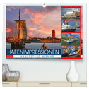Hansestadt Wismar - Hafenimpressionen (hochwertiger Premium Wandkalender 2024 DIN A2 quer), Kunstdruck in Hochglanz
