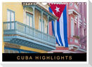 Cuba Highlights (Wandkalender 2025 DIN A4 quer), CALVENDO Monatskalender