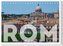Historische Stadt am Tiber ROM (Tischkalender 2024 DIN A5 quer), CALVENDO Monatskalender