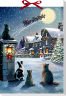 Wand-Adventskalender - Katzen-Weihnacht