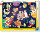 Ravensburger Kinderpuzzle - Tierische Astronauten - 30-48 Teile Rahmenpuzzle für Kinder ab 4 Jahren