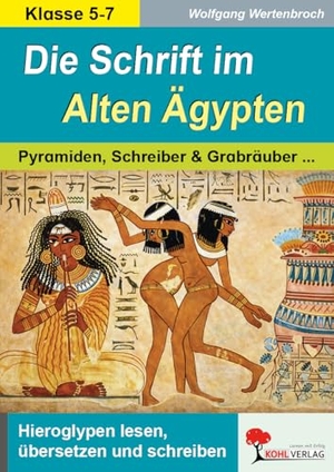 Wertenbroch, Wolfgang. Die Schrift im Alten Ägypten Von Hieroglyphen, Pyramiden, Schreibern und Grabräubern. Kohl Verlag, 2011.