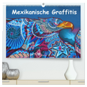 Mexikanische Graffitis (hochwertiger Premium Wandkalender 2024 DIN A2 quer), Kunstdruck in Hochglanz