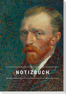 Notizbuch klein A5 Blanko - Notizheft 44 Seiten 90g/m² - Softcover Vincent van Gogh "Selbstporträt 1887" - FSC Papier