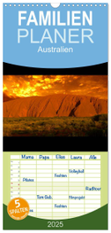 Familienplaner 2025 - Australien mit 5 Spalten (Wandkalender, 21 x 45 cm) CALVENDO