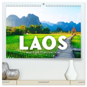 Sf, Sf. Laos - Abseits der Touristenströme. (hochwertiger Premium Wandkalender 2024 DIN A2 quer), Kunstdruck in Hochglanz - Unfassbare und unberührte Natur.. Calvendo, 2023.