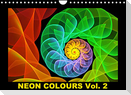 Neon Colours Vol. 2 / UK-Version (Wall Calendar 2022 DIN A4 Landscape)