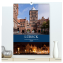 Lübeck - Hanseschönheit in Insellage (hochwertiger Premium Wandkalender 2025 DIN A2 hoch), Kunstdruck in Hochglanz