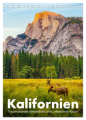 Kalifornien - Traumstrände, Weltstädte und unberührte Natur (Tischkalender 2024 DIN A5 hoch), CALVENDO Monatskalender