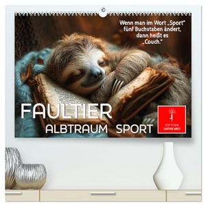 Roder, Peter. Faultier - Albtraum Sport (hochwertiger Premium Wandkalender 2025 DIN A2 quer), Kunstdruck in Hochglanz - ´Slow-Motion All-Stars`definieren ihren Sport neu. Calvendo, 2024.