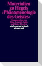 Materialien zu Hegels Phänomenologie des Geistes