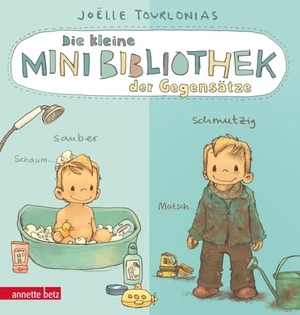 Tourlonias, Joëlle. Die kleine Mini-Bibliothek der Gegensätze - Ein Pappbilderbuch über Gegensätze (Die Mini-Bibliothek der Wörter). Betz, Annette, 2025.
