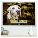 Verzauberung Labrador Retriever 2024 (hochwertiger Premium Wandkalender 2024 DIN A2 quer), Kunstdruck in Hochglanz