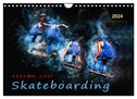 Skateboarding - extrem cool (Wandkalender 2024 DIN A4 quer), CALVENDO Monatskalender