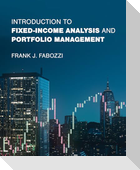 Introduction to Fixed-Income Analysis and Portfolio Management