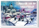 Aquarelle aus der Mozartstadt Salzburg (Wandkalender 2025 DIN A2 quer), CALVENDO Monatskalender