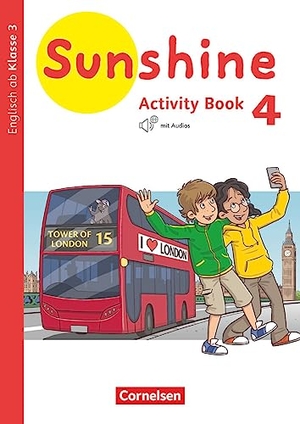 Bensmann, Inga / Haudeck, Helga et al. Sunshine 4. Schuljahr. Baden-Württemberg, Hessen, Niedersachsen - Activity Book - Mit Audio-CD. Cornelsen Verlag GmbH, 2021.