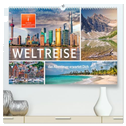 Weltreise - das Abenteuer erwartet Dich (hochwertiger Premium Wandkalender 2025 DIN A2 quer), Kunstdruck in Hochglanz