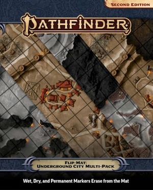 Engle, Jason / Stephen Radney-Macfarland. Pathfinder Flip-Mat: Underground City Multi-Pack. Diamond Comic Distributors, 2023.