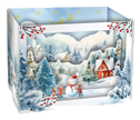 Weihnachtskarte Pop-Up - Winterfreude im Schnee