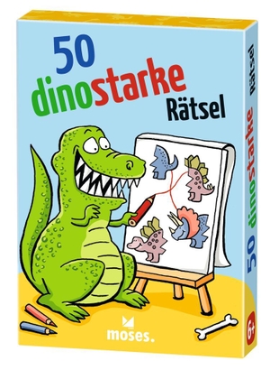Wagner, Charlotte / Ari Plikat. 50 Dinosstarke Rätsel. moses. Verlag GmbH, 2020.
