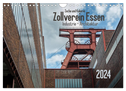 Zeche und Kokerei Zollverein Essen: Industrie-Architektur (Wandkalender 2024 DIN A4 quer), CALVENDO Monatskalender
