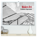 Modern Art. Architektur-Impressionen (hochwertiger Premium Wandkalender 2024 DIN A2 quer), Kunstdruck in Hochglanz