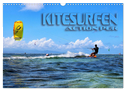 Kitesurfen - Action pur (Wandkalender 2024 DIN A3 quer), CALVENDO Monatskalender